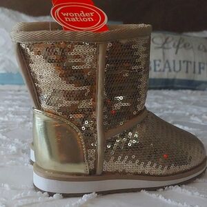 Wonder Nation Toddler Boots Size 9